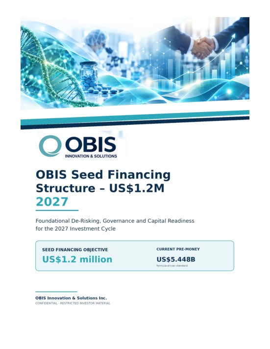 Cover: Seed Financing Structure · US$1.2M
