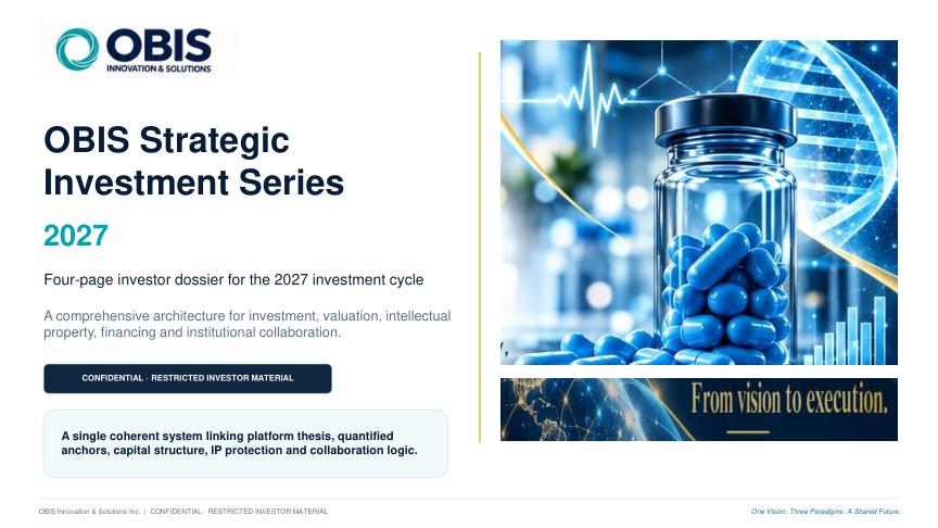 Cover: Strategic Investment Series · Executive Dossier